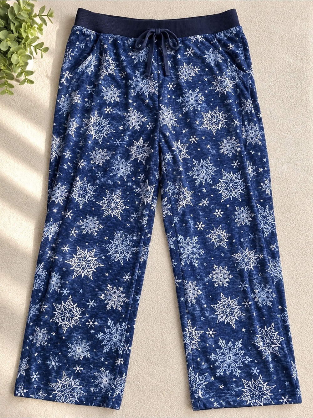 ❄️ Nautica Snowflake Fleece Pajama Pants – XXL